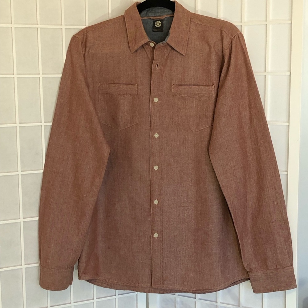 ELEMENT Men's Long-Sleeved, Button-D Shirt. Nearly New!